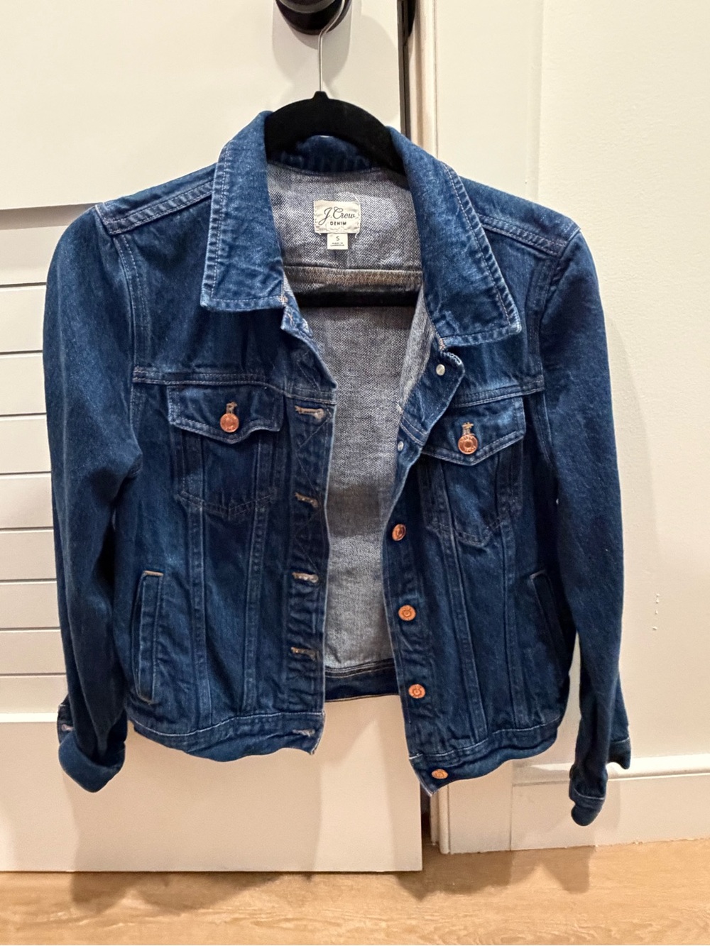 J. Crew Dark Blue Denim Jacket